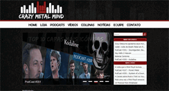 Desktop Screenshot of crazymetalmind.com